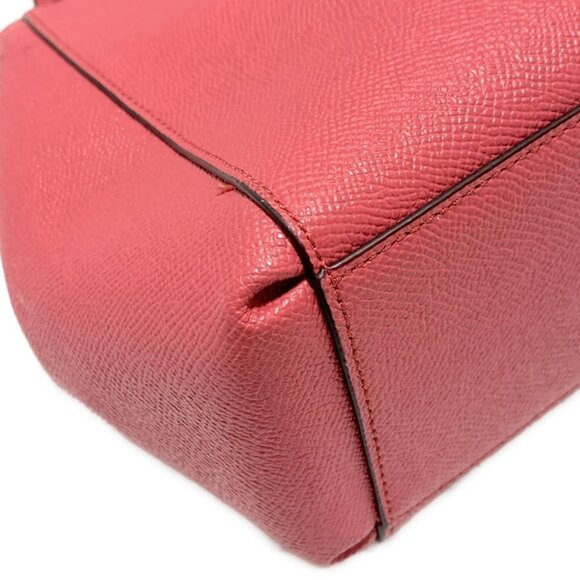 Auth COACH Mini Christie Carryall F57523 Pink Leather - Handbag - Picture 10 of 10